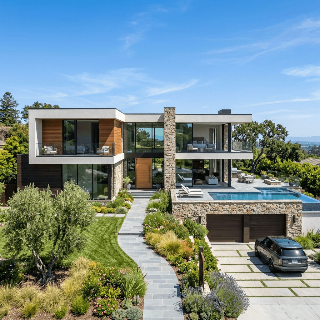 A modern residential property